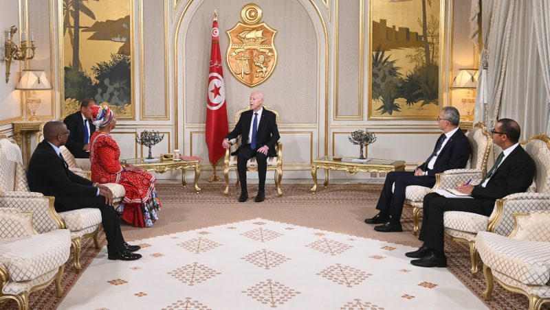 رئيس الجمهورية يتسلّم أوراق اعتماد سفراء جدد في تونس