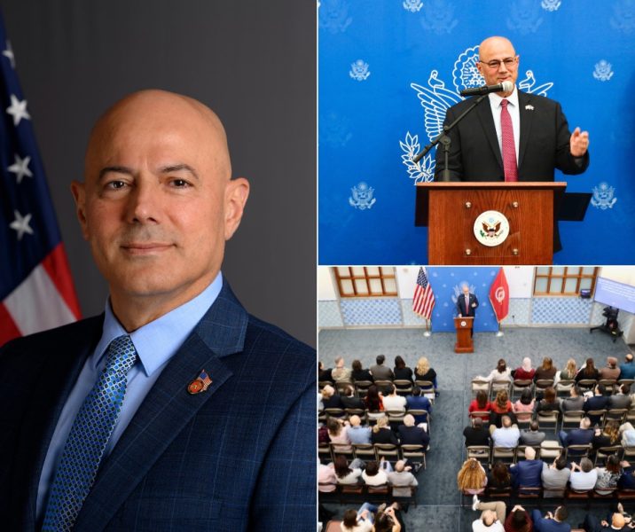 السفير الجديد لأمريكا بتونس يباشر مهامه