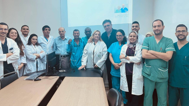 8 عمليات جراحية ناجحة بالقسطرة في إطار تعاون تونسي سينغالي 8 عمليات جراحية ناجحة بالقسطرة في إطار تعاون تونسي سينغالي