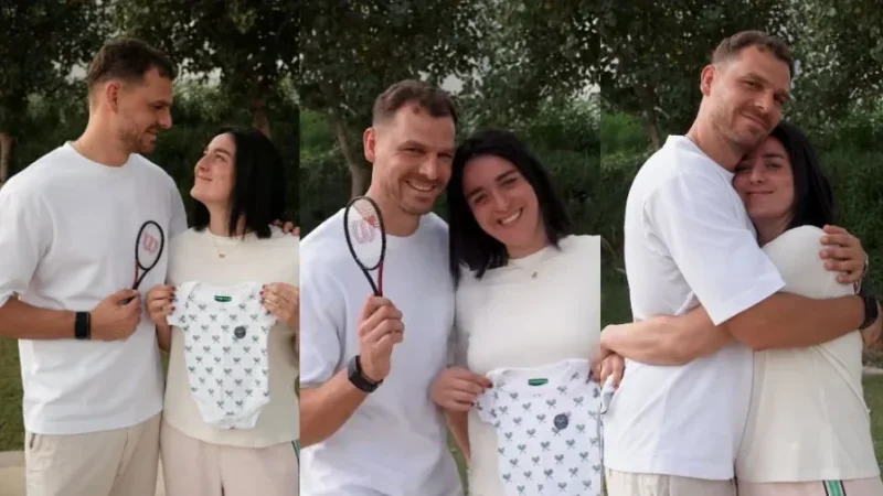 أنس جابر تستعد لاستقبال مولودها الأول