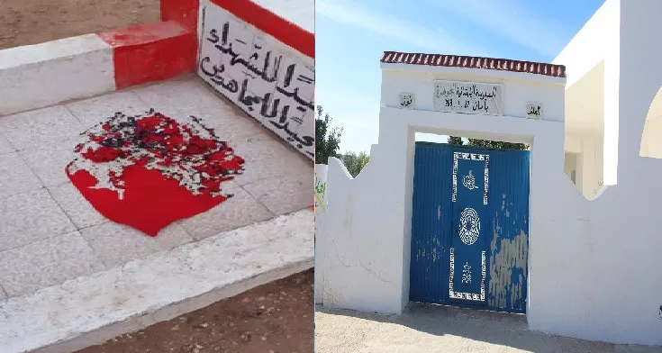 الهوارية.. إيقاف 8 شبان حرقوا العلم الوطني