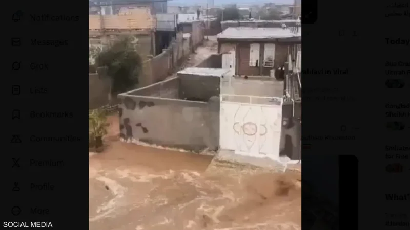 بعد تلقيح السحب .. أمطار تسبب فيضانات في إيران