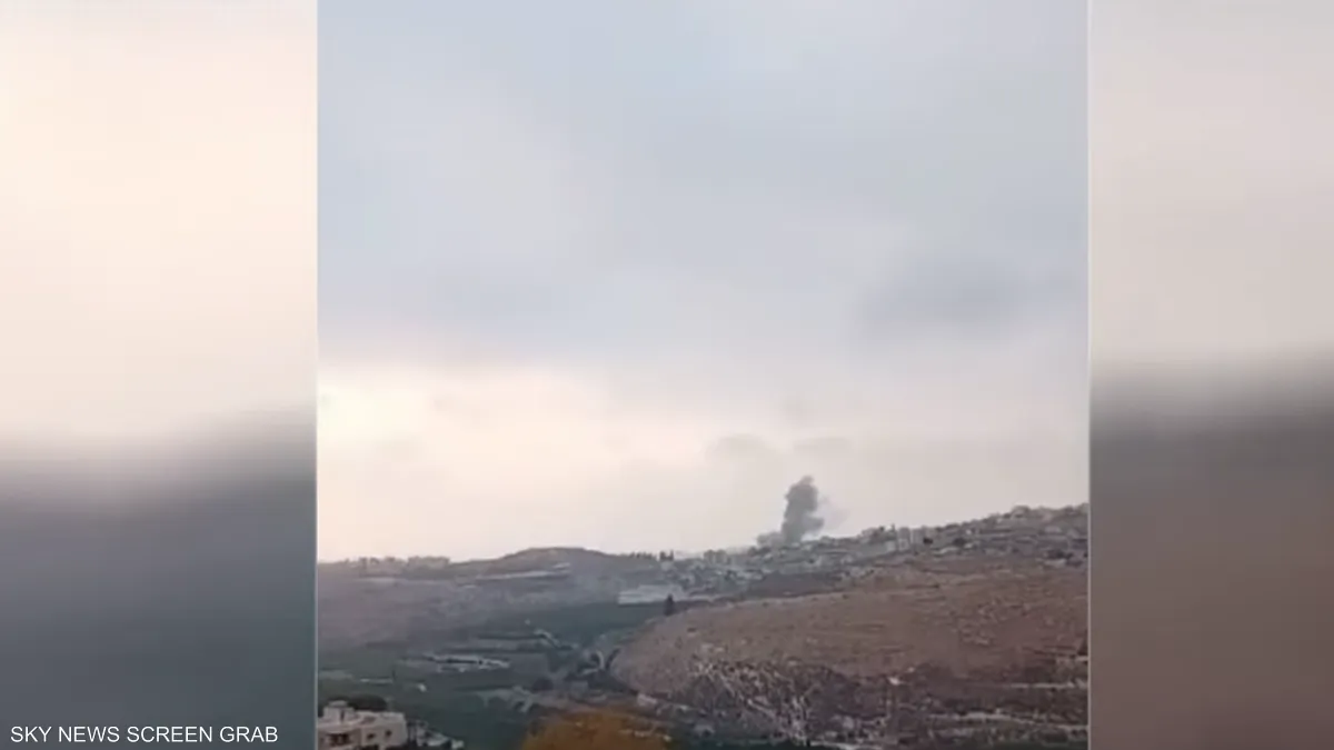 الاحتلال يهاجم أهدافا لـ.حـ.ز.ب الله جنوب لبنان