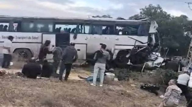حادث الحافلة بالطريق الرابطة بين القيروان وسوسة.. تفاصيل جديدة