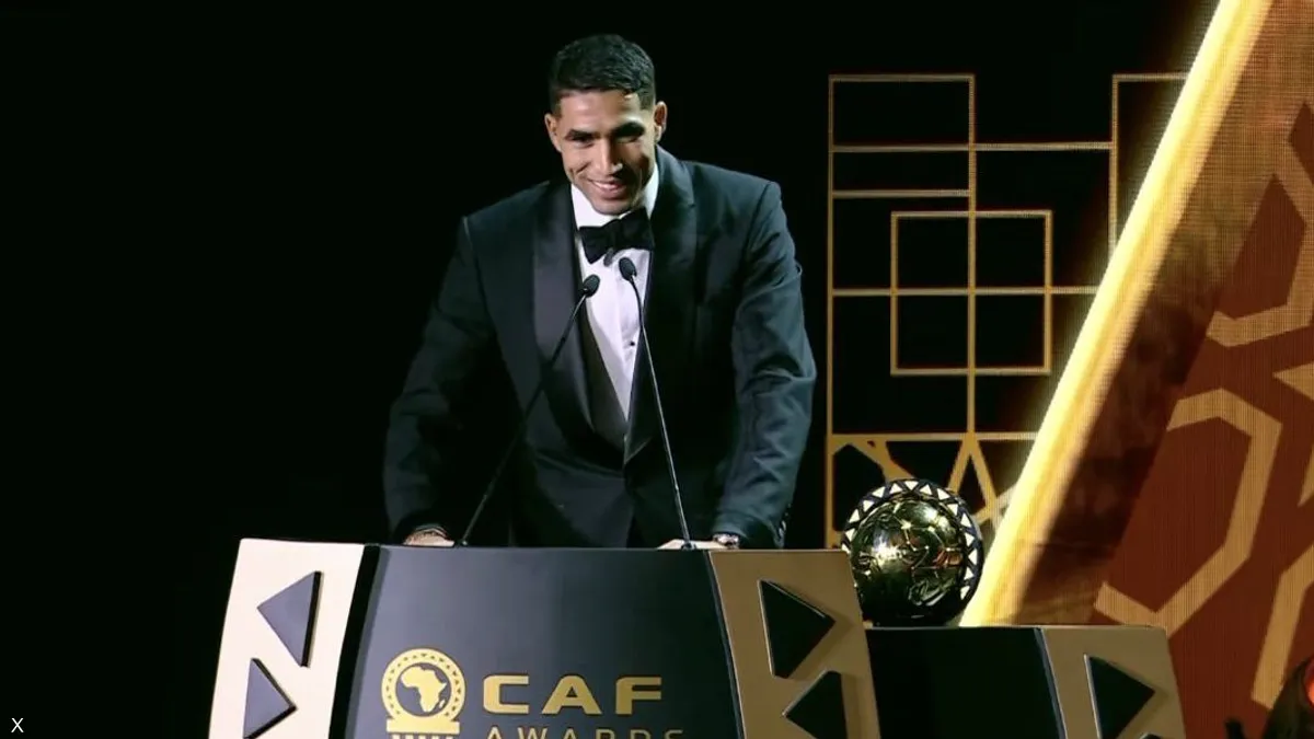 حكيمي أفضل لاعب في إفريقيا لعام 2025