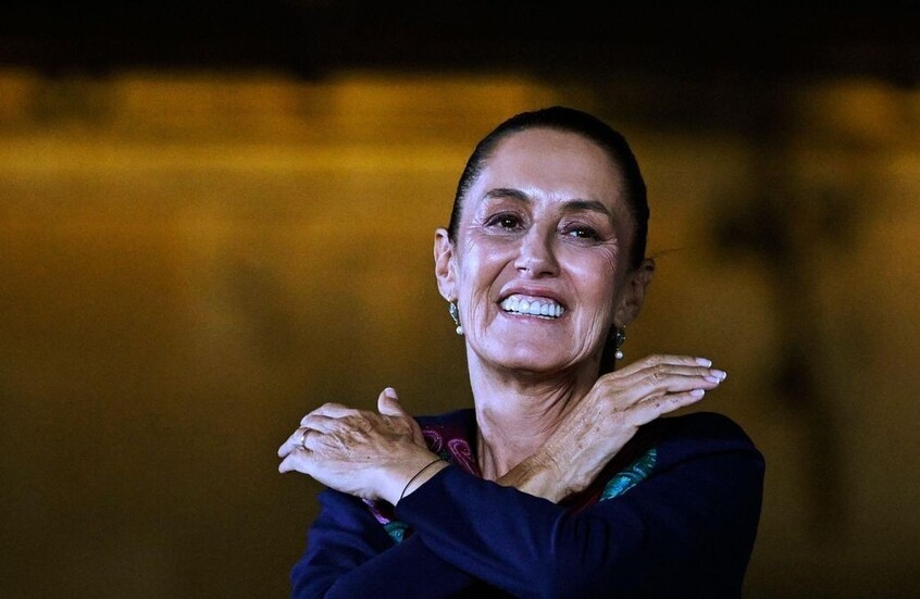 فيديو صادم لعملية تحرش برئيسة المكسيك في الشارع