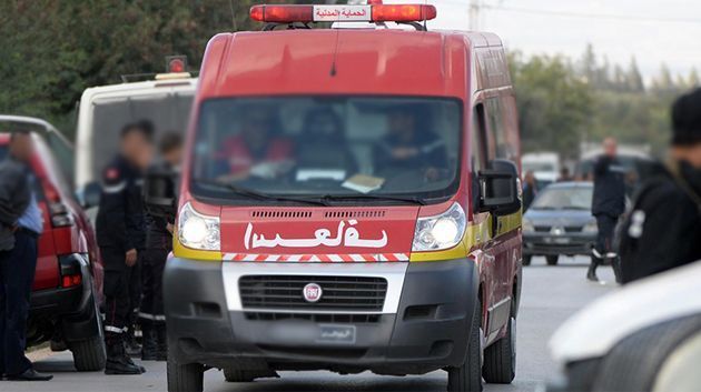 المتلوي/ انقلاب قاطرة لنقل الفسفاط‎