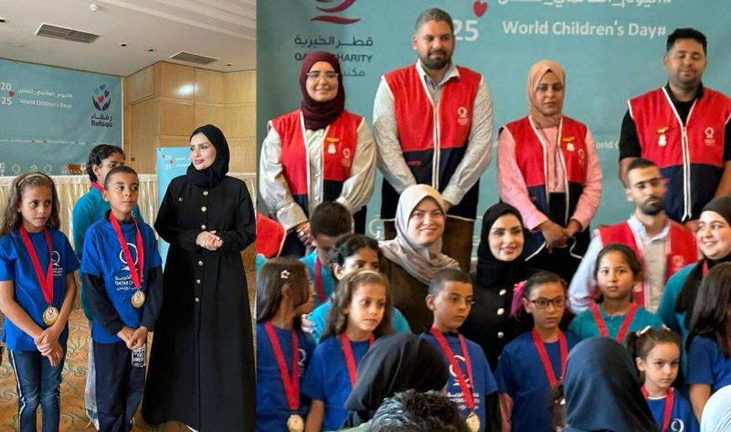 قطر الخيرية تحتفل باليوم العالمي للطفل في طبرقة