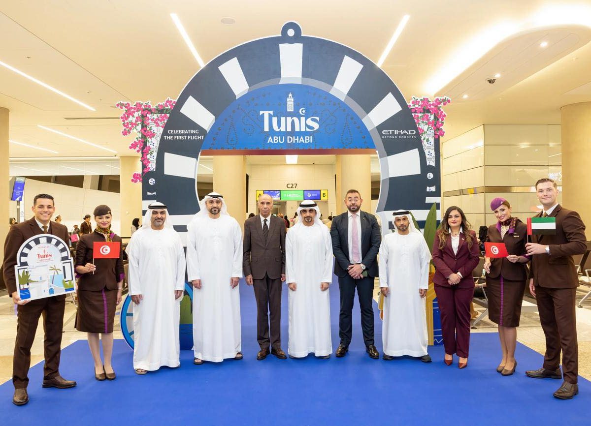 كل التفاصيل عن الخط الجوي المباشر بين تونس وأبو ظبي
