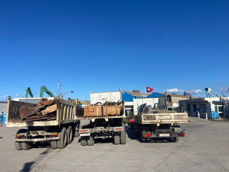 لتفويت في هذه المنقولات لفائدة شركة الفولاذ