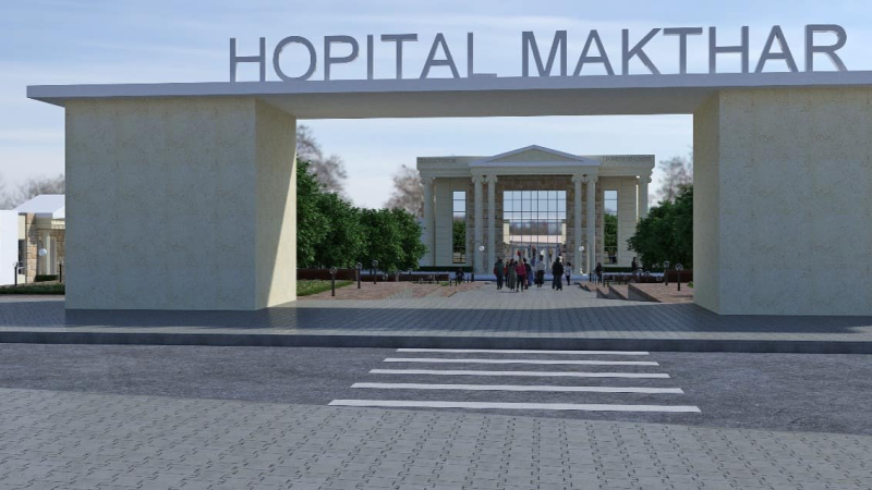 مكثر.. تركيز حضيرة أشغال بناء مستشفى صنف “ب”