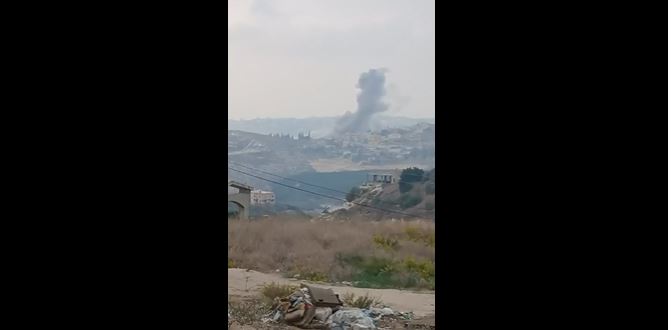 فيديوهات توثق هجوما إسرائيليا كبيرا على جنوب لبنان