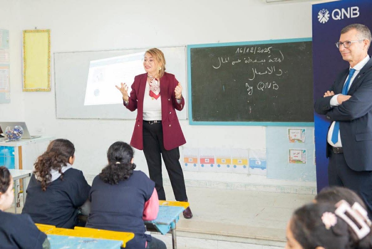 QNB ينظم ورشة مالية لتلاميذ مدرسة “الشاذلي خزندار” الابتدائية بالزهراء