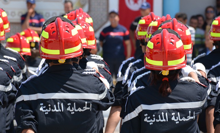 382 تدخلًا للحماية المدنية خلال 24 ساعة في تونس