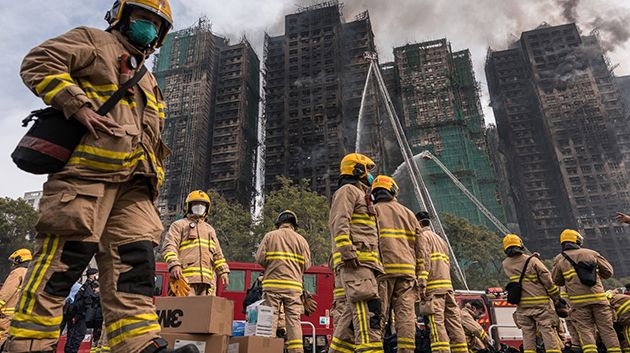 ارتفاع حصيلة حريق هونغ كونغ إلى 146 قتيلا ارتفاع حصيلة حريق هونغ كونغ إلى 146 قتيلا