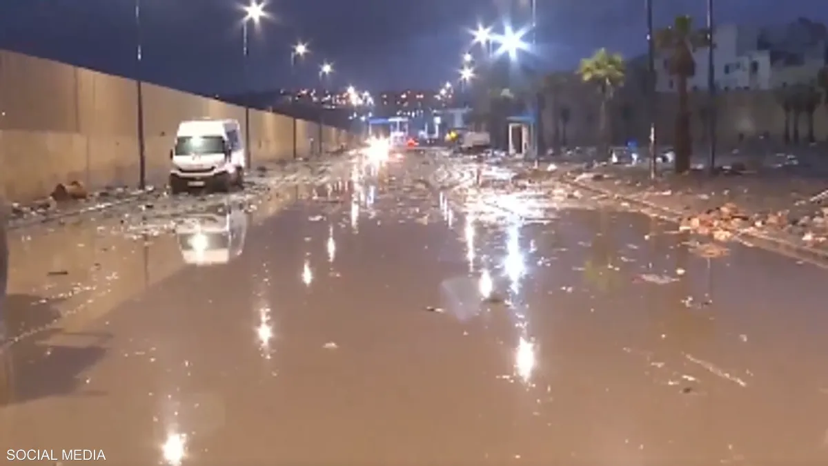 بالفيديو.. مشاهد مرعبة لسيول المغرب المدمرة