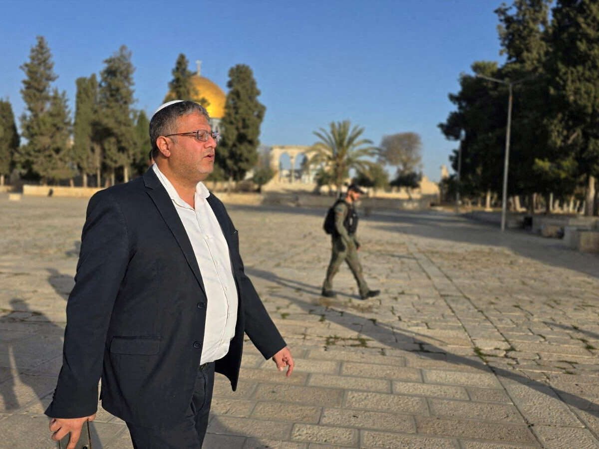 بن غفير يقتحم المسجد الأقصى مجددًا