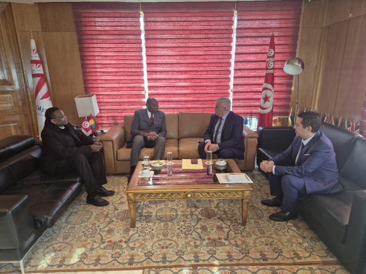 تونس وغينيا تبحثان تعزيز نفاذ المنتجات التونسية للسوق الغينية