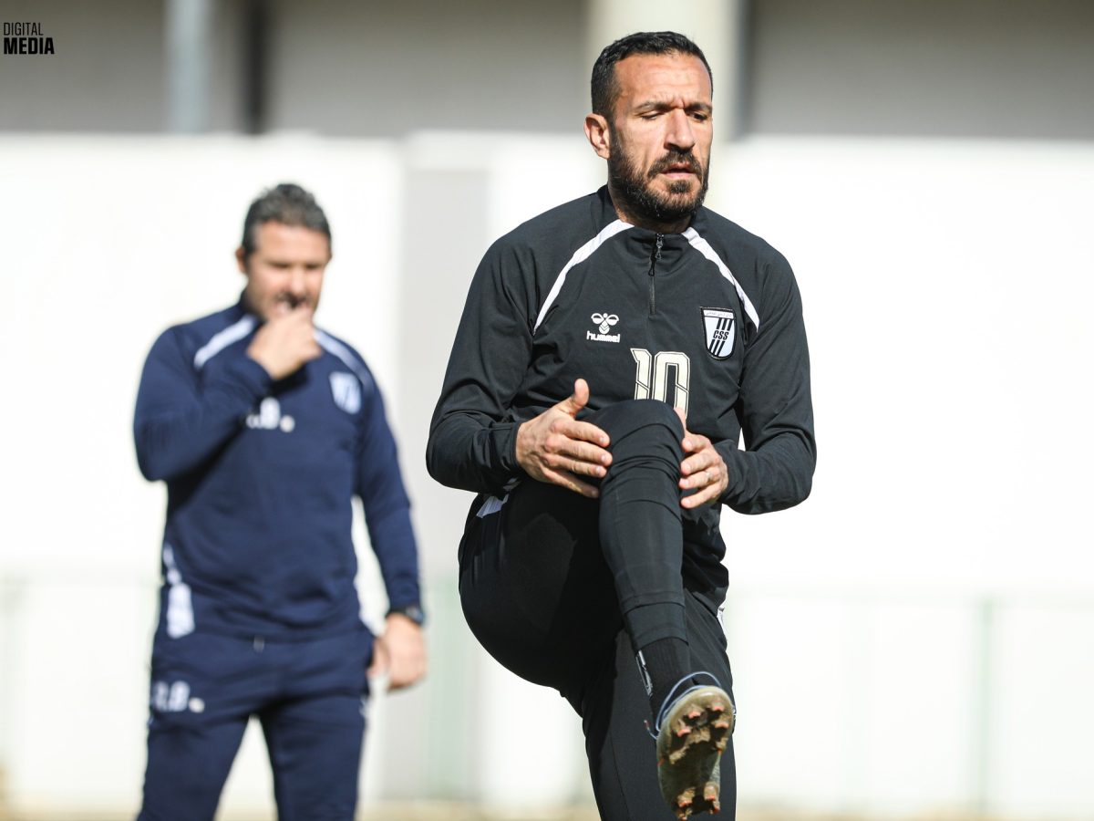 إصابة علي معلول خلال تدريبات النادي الصفاقسي