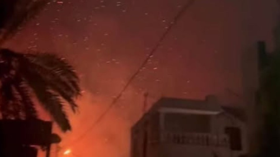 قابس/ اندلاع حريق في غابات شط السلام