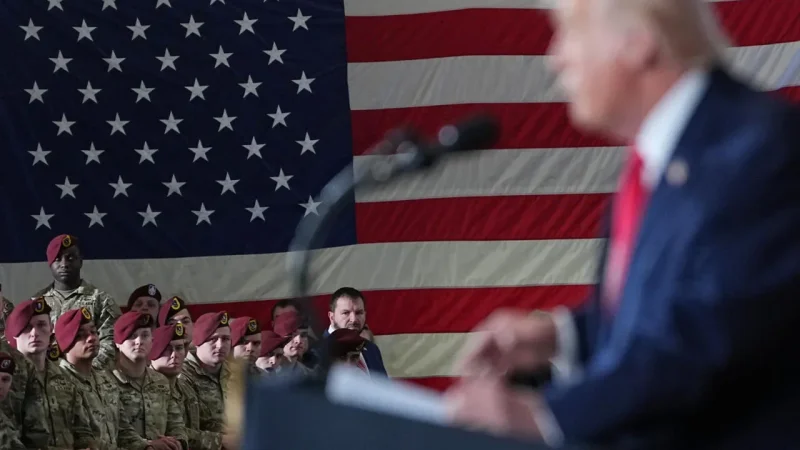 ترامب باتجاه إرسال 10 آلاف جندي إضافي إلى الشرق الأوسط