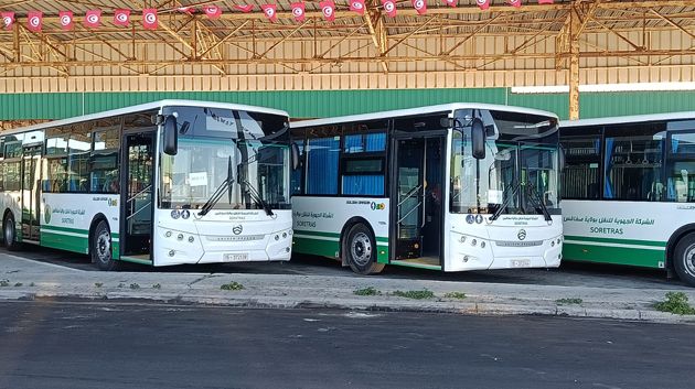 شركة النقل بصفاقس تتسلم 3 حافلات جديدة شركة النقل بصفاقس تتسلم 3 حافلات جديدة