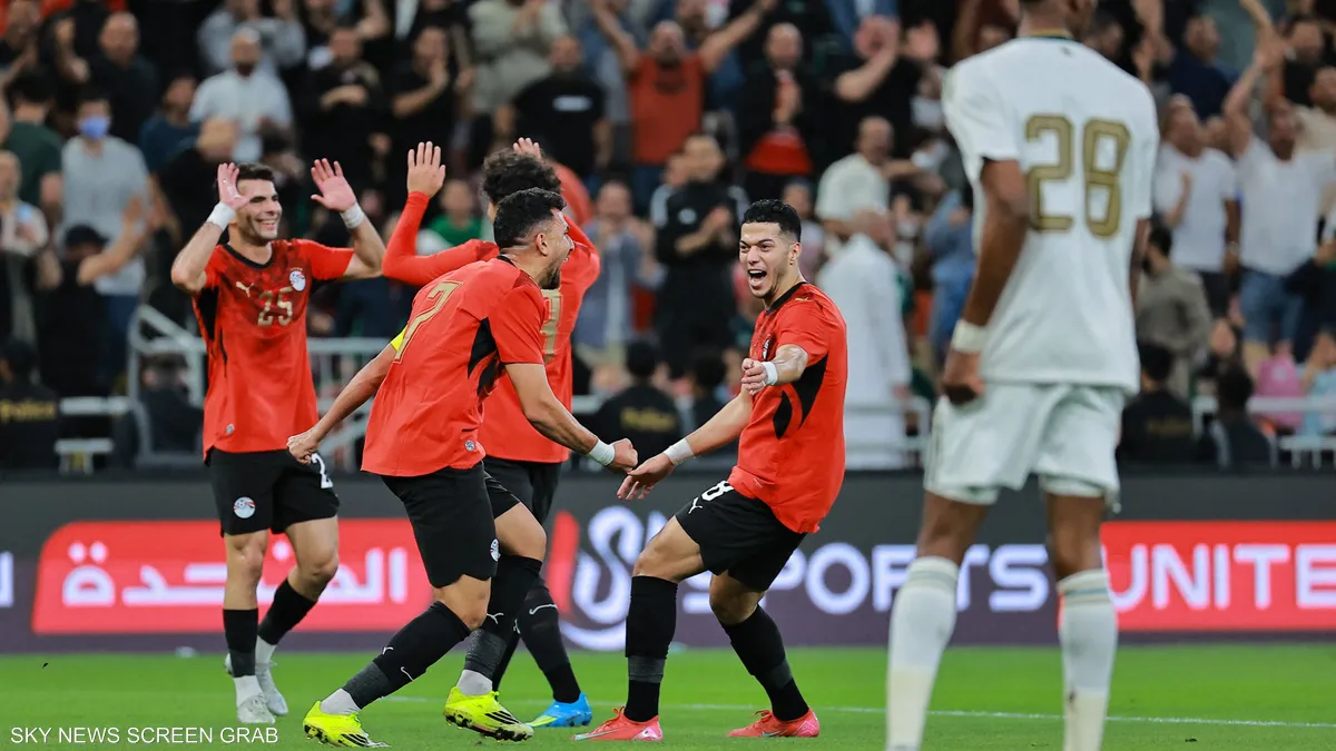 منتخب مصر يفوز وديّا على نظيره السعودي برباعية