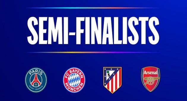 موعد مباريات نصف نهائي دوري أبطال أوروبا