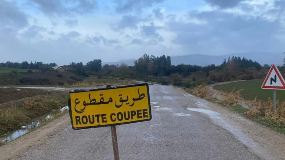 جندوبة/ انقطاع حركة المرور على مستوى وادي الرغاي