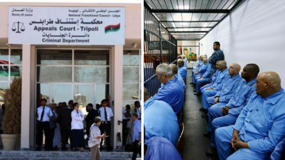 ليبيا/ المحكمة تبرّئ 31 من قيادات نظام القذافي