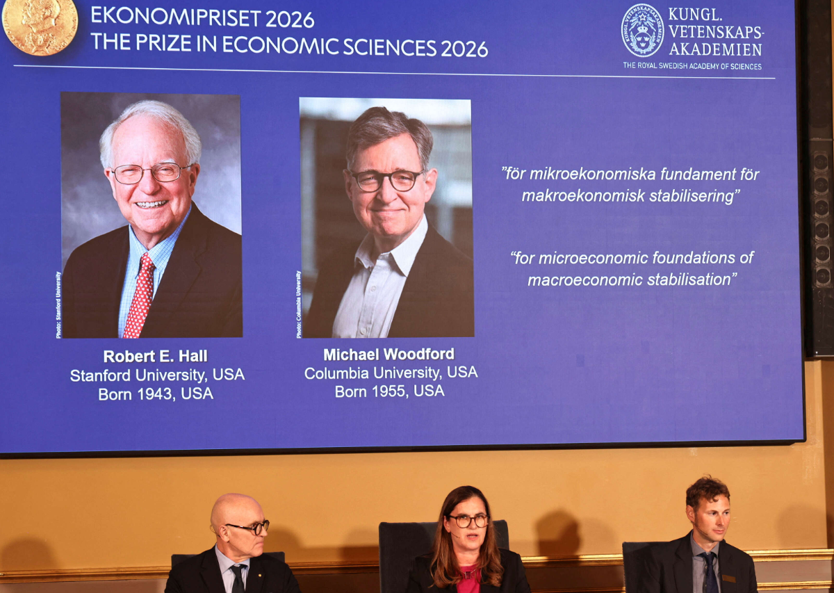 أمريكيان يتوجان بجائزة نوبل للاقتصاد لعام 2026